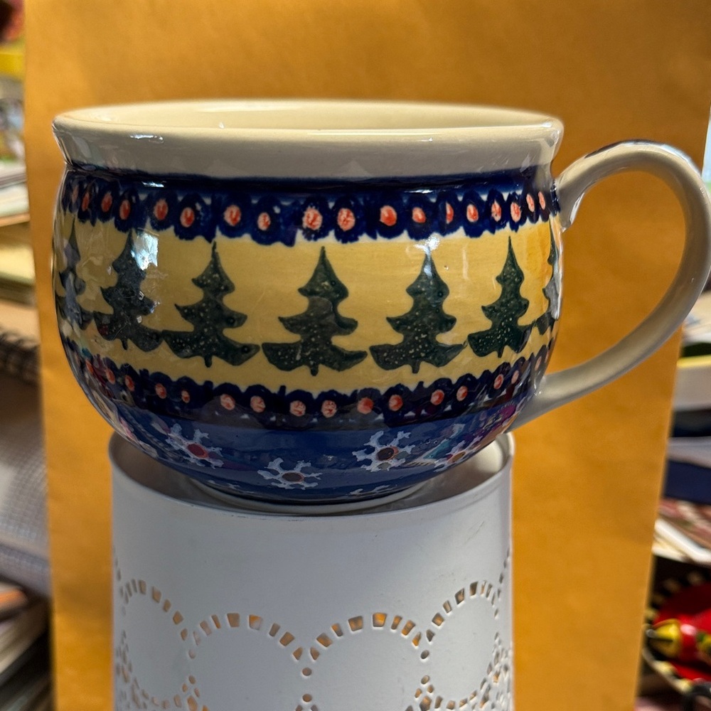 Polish Handcrafted Ceramic Soup Mug